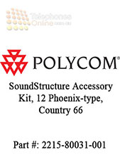 Polycom SoundStructure Accessory Kit, 12 Phoenix-type, Country 66 (2215-80031-001) Polycom SoundStructure Accessory Kit, 12 Phoenix-type, Country 66 (2215-80031-001)