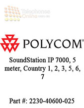 Polycom SoundStation IP 7000 (POE) conference phone compatible (2230-40600-025) Polycom SoundStation IP 7000 (POE) conference phone compatible (2230-40600-025)