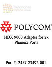 Polycom HDX 9000 Adapter for 2x Phoneix Ports