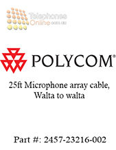 Polycom 25ft Microphone array cable, Walta to walta (2457-23216-002)