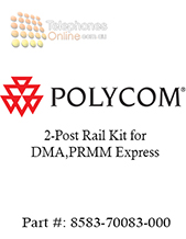 Polycom 2-Post Rail Kit for DMA,PRMM Express (8583-70083-000)