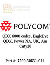 Polycom QDX 6000 codec, EagleEye QDX, Power NA, UK, Aus Cnty20