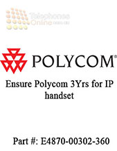 Ensure Polycom 3Yrs for IP handset Ensure Polycom 3Yrs for IP handset