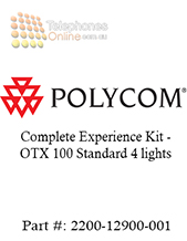 Polycom Complete Experience Kit - OTX 100 Standard 4 lights (2200-12900-001)