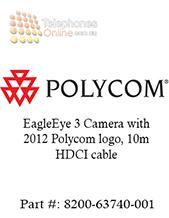 Polycom EagleEye 3 Camera with 2012 Polycom logo, 10m HDCI cable (8200-63740-001)