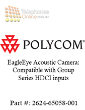 Polycom EagleEye Acoustic Camera: Compatible with Group Series HDCI inputs (2624-65058-001)