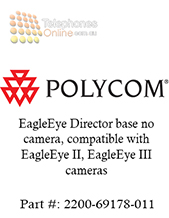 Polycom EagleEye Director base no camera, compatible with EagleEye II, EagleEye III cameras (2200-69178-011)