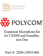 Polycom Expansion Microphone Kit for CX3000 and SoundStation Duo (2200-15855-001)
