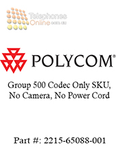 Polycom Group 500 Codec Only SKU, No Camera, No Power Cord (2215-65088-001)