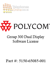 Polycom Group 300 Dual Display Software License (5150-65085-001)
