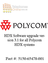 Polycom HDX Software upgrade version 3.1 for all Polycom HDX systems (5150-65478-001)