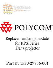 Polycom Replacement lamp module for RPX Series Delta projector (1530-29756-001)