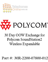 Polycom 30 Day OOW Exchange for Polycom SoundStation2 Wireless Expandable (30R-2200-07800-012)