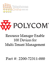 Polycom Resource Manager Enable 100 Devices for Multi-Tenant Management  (2200-72311-000)