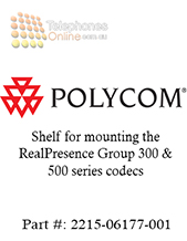 Polycom Shelf for mounting the RealPresence Group 300 & 500 series codecs (2215-06177-001)