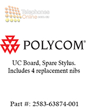 Polycom UC Board, Spare Stylus. Includes 4 replacement nibs (2583-63874-001) Polycom UC Board, Spare Stylus. Includes 4 replacement nibs (2583-63874-001)