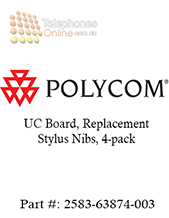 Polycom UC Board, Replacement Stylus Nibs, 4-pack (2583-63874-003) Polycom UC Board, Replacement Stylus Nibs, 4-pack (2583-63874-003)