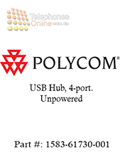 Polycom USB Hub, 4-port Unpowered (1583-61730-001) Polycom USB Hub, 4-port Unpowered (1583-61730-001)