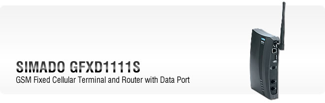 Simado GFXD1111S - GSM/3G to FXS and FXO Router