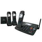 Uniden XDECT 8055+2 Cordless Phone System with Answering Machine, Uniden XDECT8055+2 Three Handsets with Repeater to extend range further Extended Long Range Cordless Telephone
