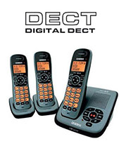 Uniden DECT 1535+2 Digital Cordless Phone with two Additional Headset