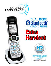 Uniden XDECT 6105 Additional Extra Handset works with XDECT 6135BTU Cordless Phone