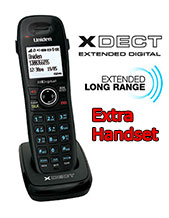 Uniden XDECT 8005 Additional Extra Cordless Handset to suit Cordless Phone XDECT 8055 and 8015 Series