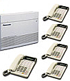 Panasonic Kx7330 Phone System 5 Handsets